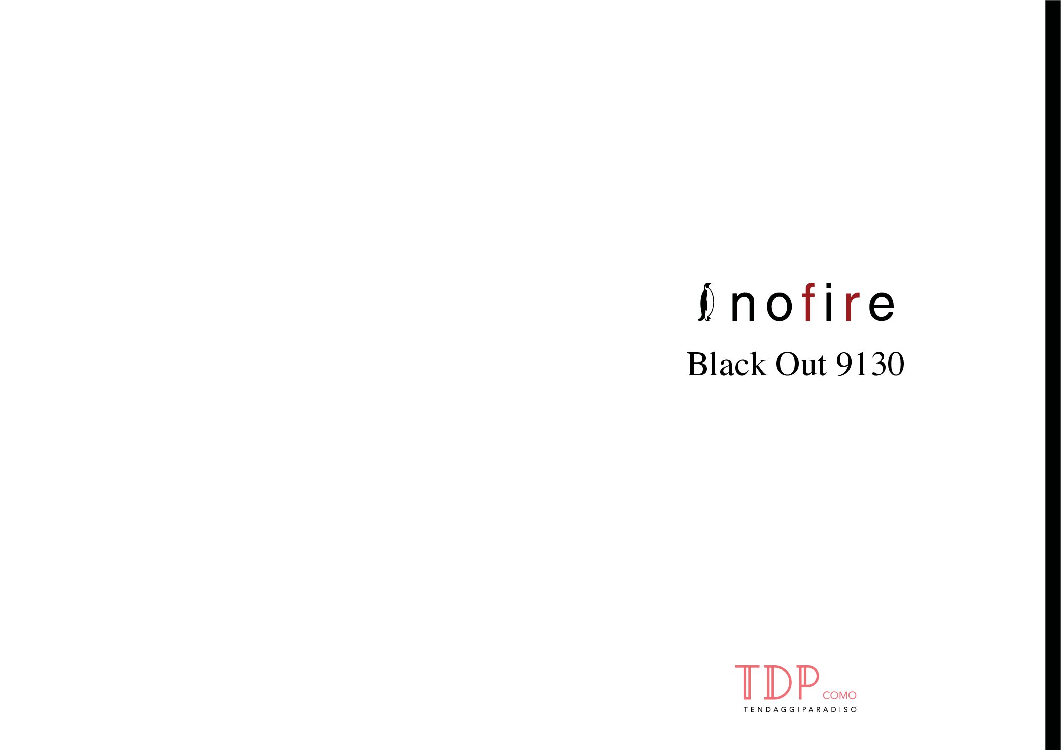 Tkanina trudnopalna dekoracyjna Black Out 9130 - obrazek 2